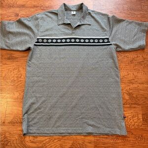 Nike Air Jordan grey/black/white polo shirt men’s 3XLT